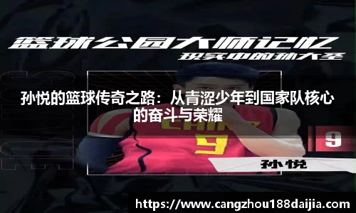 孙悦的篮球传奇之路：从青涩少年到国家队核心的奋斗与荣耀